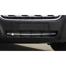 Смужка в бампер (нерж) для Nissan NV400 2010-2024 рр
