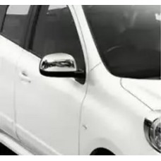 Накладки на дзеркала (2 шт., нерж) Carmos - Турецька сталь для Nissan Note 2012-2020 рр