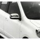 Накладки на дзеркала (2 шт., нерж) Carmos - Турецька сталь для Nissan Note 2012-2020 рр