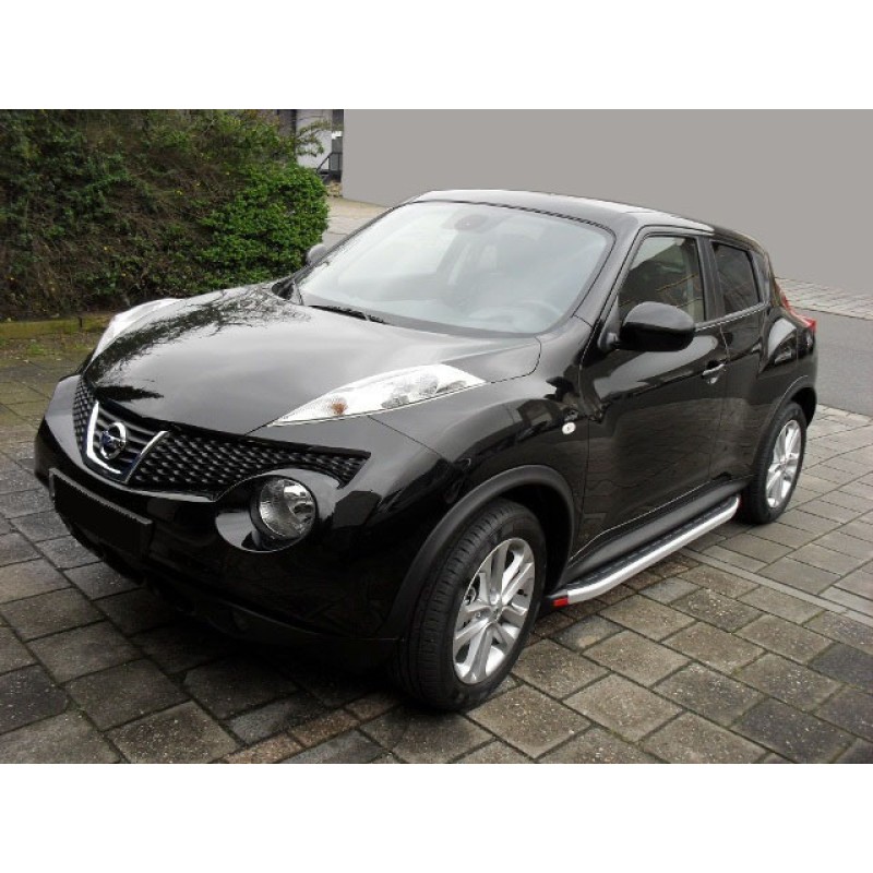 Бокові пороги Fullmond (2 шт., алюм.) для Nissan Juke 2010-2019 рр
