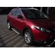 Бокові пороги Line (2 шт., алюм.) для Nissan Qashqai 2014-2021 рр