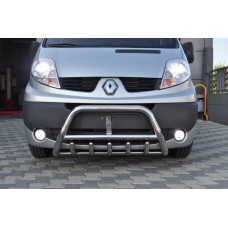 Кенгурятник WT003 (нерж.) для Nissan Primastar 2002-2014 рр