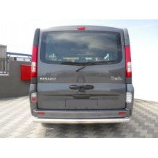 Задній захист AK002 (нерж) для Opel Vivaro 2001-2015 рр