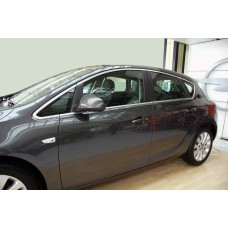 Повна окантовка вікон (HB, 12 шт, нерж) для Opel Astra J 2009-2015 рр