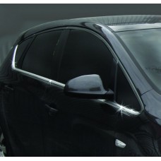 Нижня окантовка вікон (Hatchback, 8 шт, нерж) Carmos - Турецька сталь для Opel Astra J 2009-2015 рр