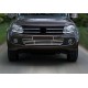 Решетка в бампер (нерж) для Volkswagen Amarok 2010-2022 гг