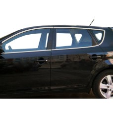 Повна кантування стекол (нерж.) для Kia Ceed 2007-2012 рр