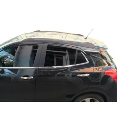 Наружняя окантовка стекол (8 шт, нерж) Carmos - Турецкая сталь для Opel Mokka 2012-2021 гг