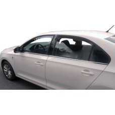 Зовнішня окантовка вікон (нерж) для Seat Toledo 2012-2019 рр