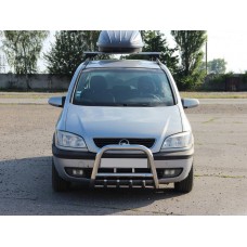 Кенгурятник QT006 (нерж) для Opel Zafira A 1998-2005 рр