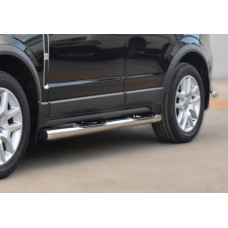 Бічні труби (2 шт., нерж.) для Opel Antara 2006-2017 рр