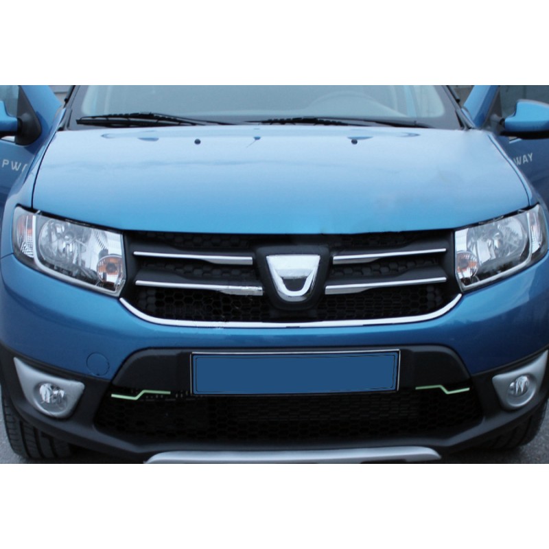 Накладки на решітку (4 шт., нерж.) для Dacia Logan MCV 2013-2020 рр