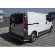 Задній захист AK005 (нерж) для Opel Vivaro 2001-2015 рр