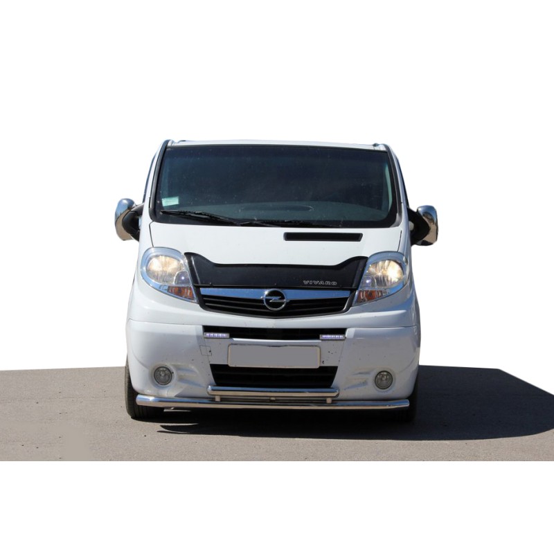 Передній захист ST014/2 (нерж.) для Nissan Primastar 2002-2014 рр