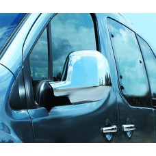 Накладки на дзеркала (2 шт, пласт) OmsaLine для Citroen Berlingo/Multispace 2019- рр