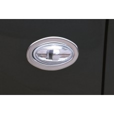 Обведення поворотника OmsaLine (2 шт., нерж.) для Citroen C-2 2003-2009 рр