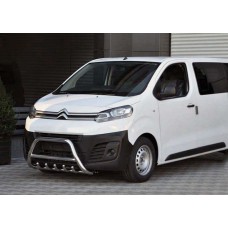 Кенгурятник WT003 (нерж) для Citroen Jumpy/Dispatch 2017- рр