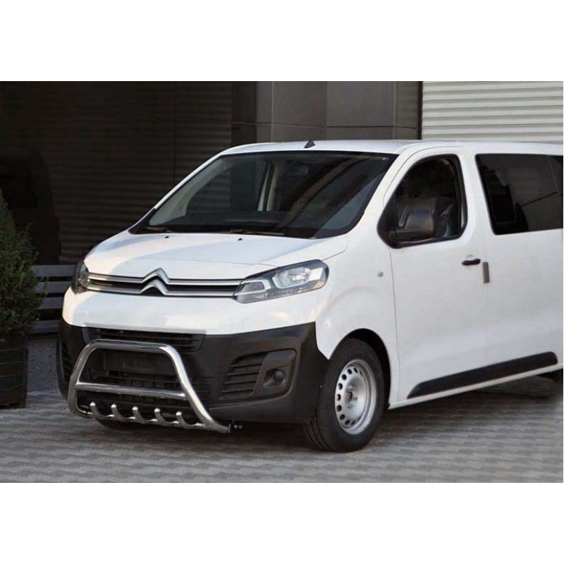 Кенгурятник WT003 (нерж) для Citroen Jumpy/Dispatch 2017- рр