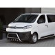 Кенгурятник WT003 (нерж) для Citroen Jumpy/Dispatch 2017- рр
