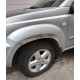 Накладки на арки (4 шт, нерж) для Nissan X-trail T30 2002-2007рр