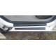 Накладки на дверные пороги (DDU, ABS-пластик) 3 шт, Глянец для Volkswagen Caddy 2004-2010 гг