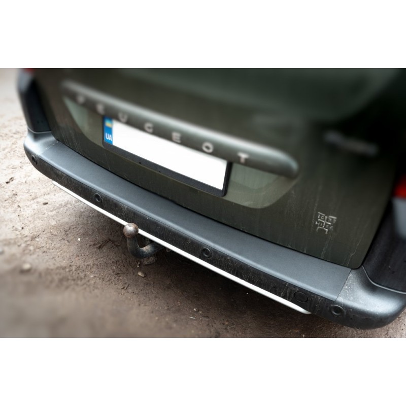 Накладки на задній бампер ABS (пласт.) для Citroen Berlingo 2008-2018 рр