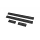 Накладки на пороги DDU (4 шт, пластик) для Nissan Qashqai 2010-2014рр