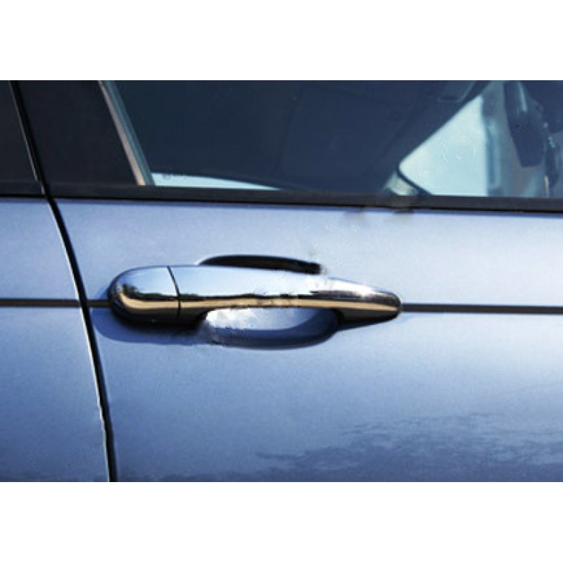 Накладки на ручки (4 шт., нерж.) 1998-2003, Carmos - Турецька сталь для BMW 3 серія E-46 рр