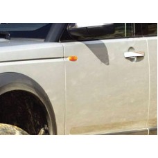 Накладки на ручки (4 шт., нерж.) для Land Rover Discovery II