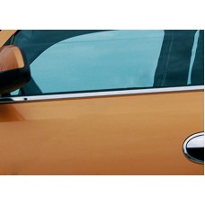 Зовнішня окантовка стекол (4 шт, нерж) для Opel Corsa C 2000- рр