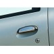 Накладки на ручки (нерж.) 4 шт, Carmos - Турецька сталь для Renault Symbol 1999-2008 рр