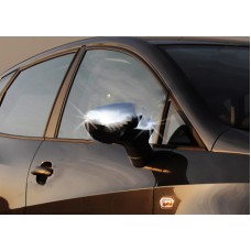 Накладки на дзеркала (2 шт, нерж) для Seat Ibiza 2010-2017 рр