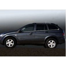 Зовнішня окантовка вікон (6 шт, нерж) для SsangYong Kyron 2005-2014 рр