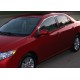 Верхня окантовка стекол (4 шт, нерж) для Toyota Corolla 2007-2013 рр