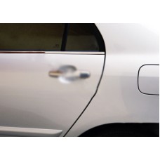 Зовнішня окантовка стекол (4 шт, нерж для Toyota Verso 2009- рр