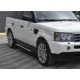 Бокові пороги Allmond Grey (2 шт., алюміній) для Range Rover Sport 2005-2013 рр