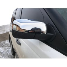 Накладки на дзеркала (2 шт, нерж) Carmos - Турецька сталь для Range Rover III L322 2002-2012 рр