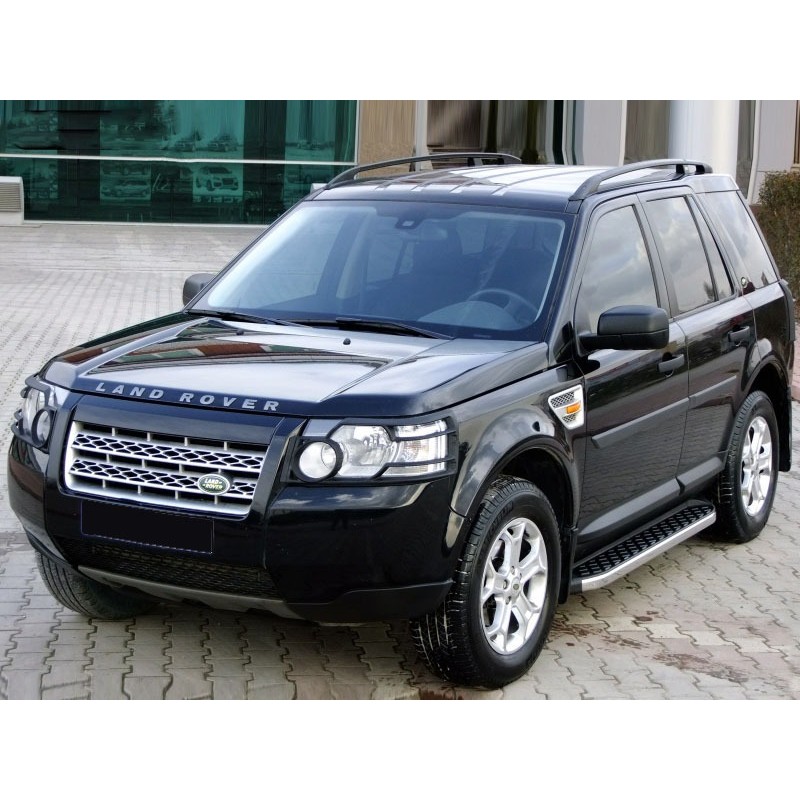 Боковые пороги BlackLine (2 шт, алюминий) для Land Rover Discovery IV