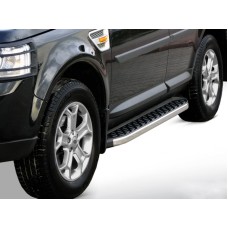 Бокові пороги BlackLine (2 шт, алюміній) для Range Rover Sport 2005-2013 рр