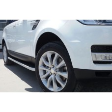 Бокові пороги Tayga Grey (2 шт., алюміній) для Range Rover Sport 2014-2022 рр