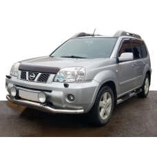Передній захист ST007 (нерж) для Nissan X-trail T30 2002-2007рр