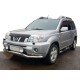 Передняя защита ST007 (нерж) для Nissan X-trail T30 2002-2007 гг