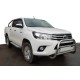 Кенгурятник WT007 (нерж) для Toyota Hilux 2015- рр