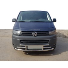 Нижняя губа F3-42 (нерж) для Volkswagen T5 2010-2015 гг