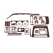 Накладки на панель (великий комплект) Дерево для Ford Connect 2010-2013 рр