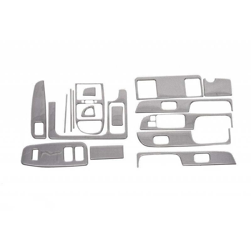 Накладки на панель (1998-2000) Карбон для Nissan Patrol Y61 рр