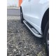 Бокові пороги Tayga V2 (2 шт., алюміній) Коротка база для Fiat Doblo III 2023- рр
