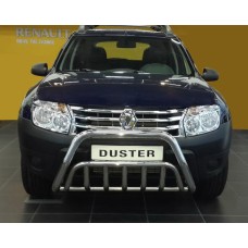 Кенгурятник WT002 (нерж) для Dacia Duster 2008-2018 рр