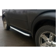 Бокові пороги Fullmond (2 шт., алюміній) для Dodge Nitro 2007- рр