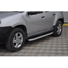 Бокові пороги Fullmond (2 шт., алюміній) для Renault Duster 2008-2017 рр